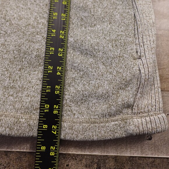 Duluth Trading V neck knit sweater women's extra large heather gray oat - Picture 6 of 10